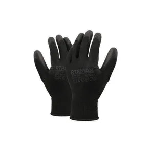 Guanto Rivestito in Pu Nero - POSASHOP - Kalos