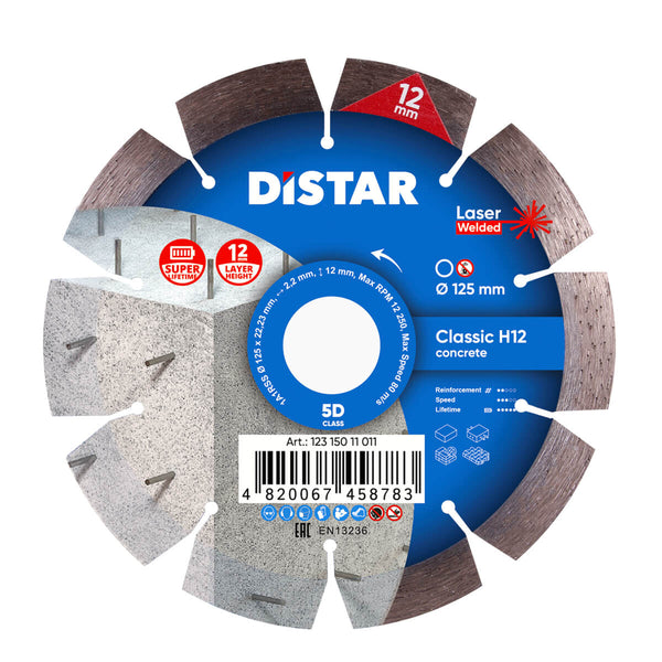Disco da Taglio Diamantato Classic H12 - DISTAR - Kalos
