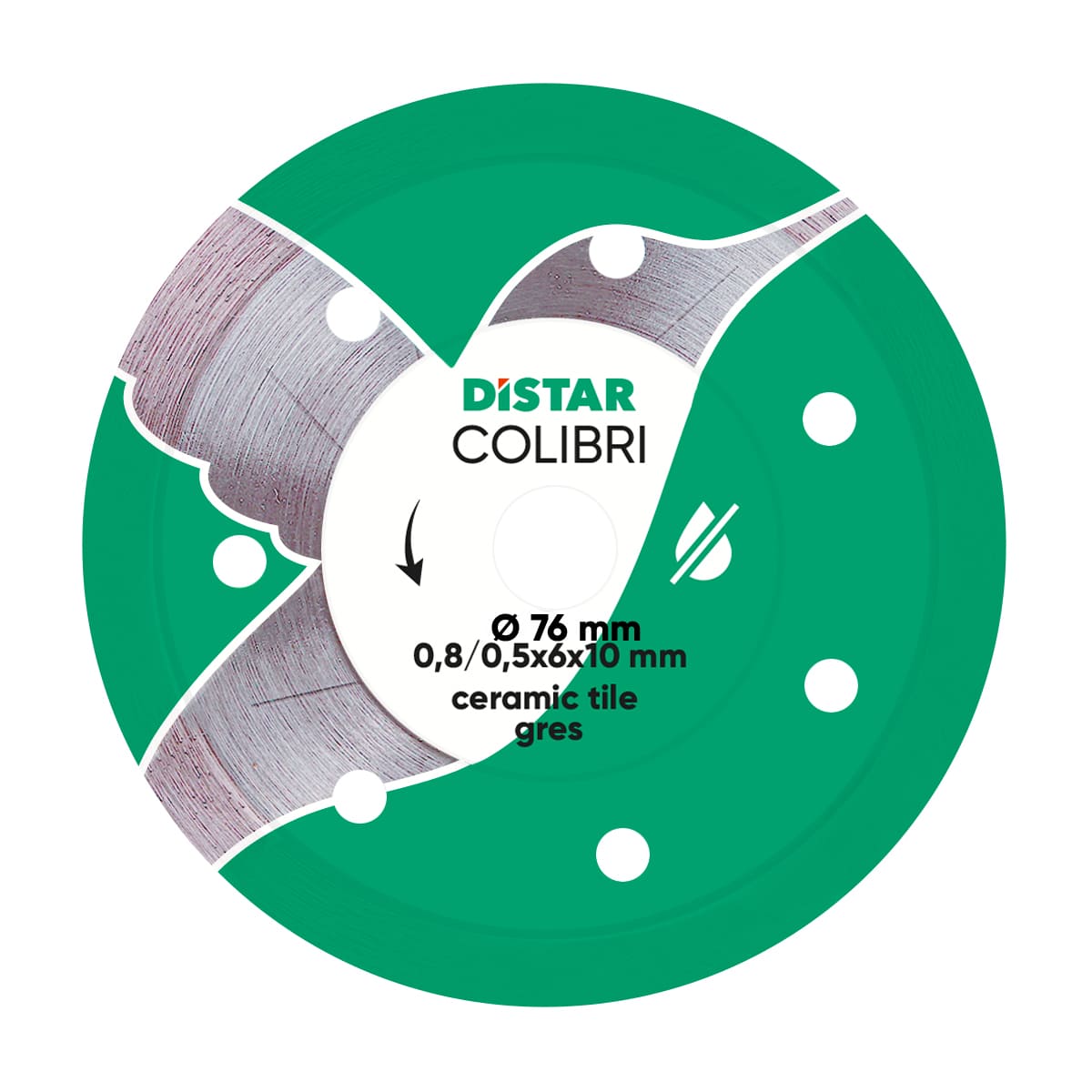 Disco da Taglio Diamantato DISTAR 76x10h Colibri - DISTAR - Kalos