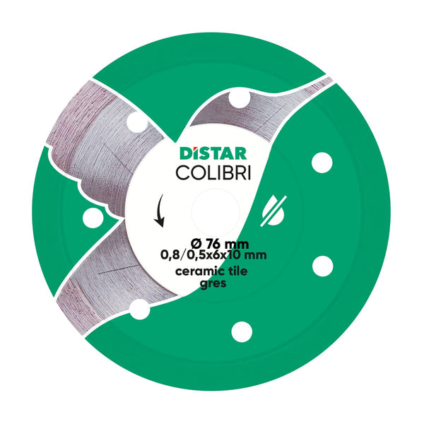 Disco da Taglio Diamantato DISTAR 76x10h Colibri - DISTAR - Kalos